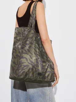 PARFOIS Geldbörsen>Geflochte Mehrzwecktasche Aus Nylon Mit Print Mehrfarbig