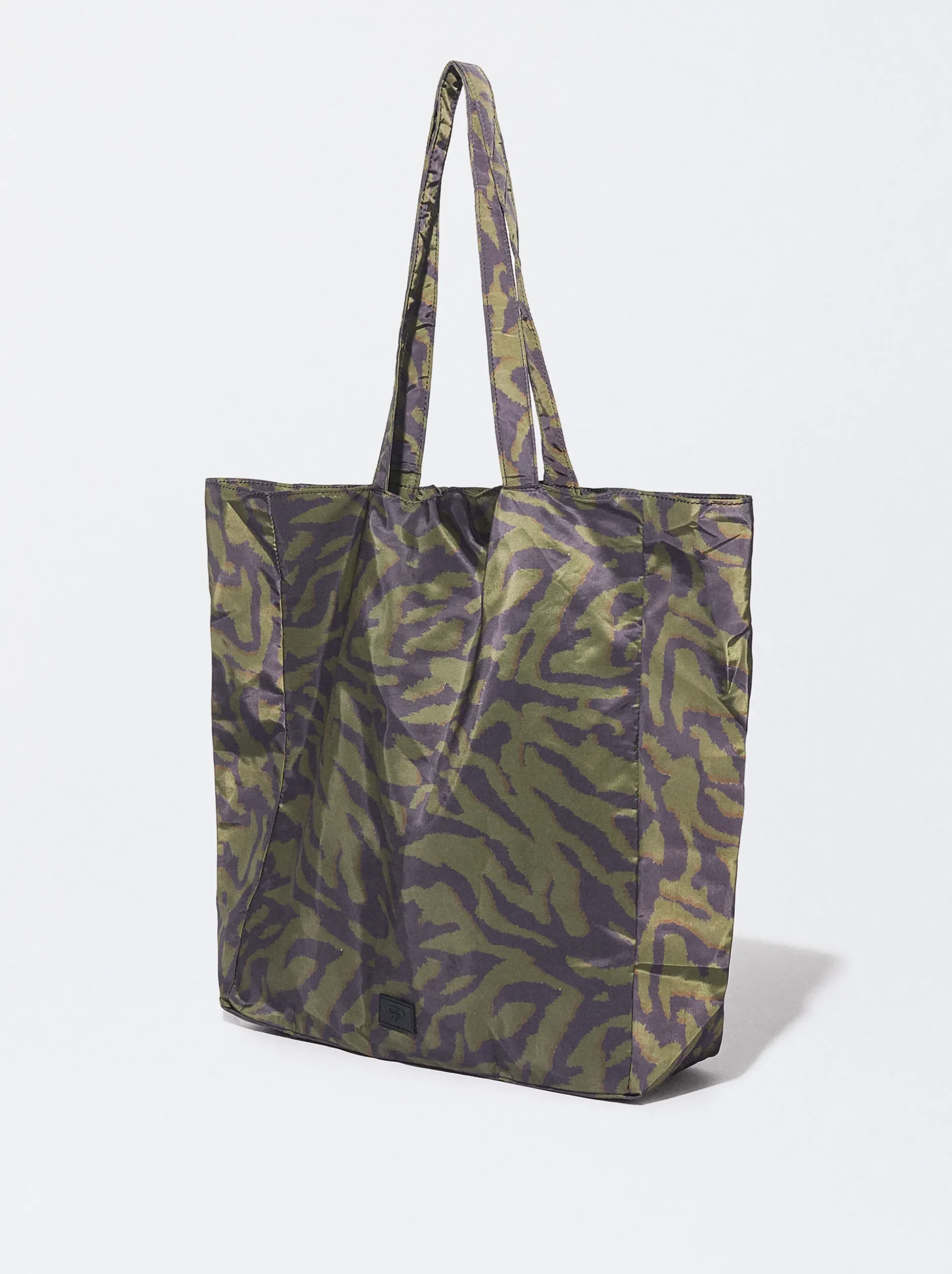 PARFOIS Geldbörsen>Geflochte Mehrzwecktasche Aus Nylon Mit Print Mehrfarbig