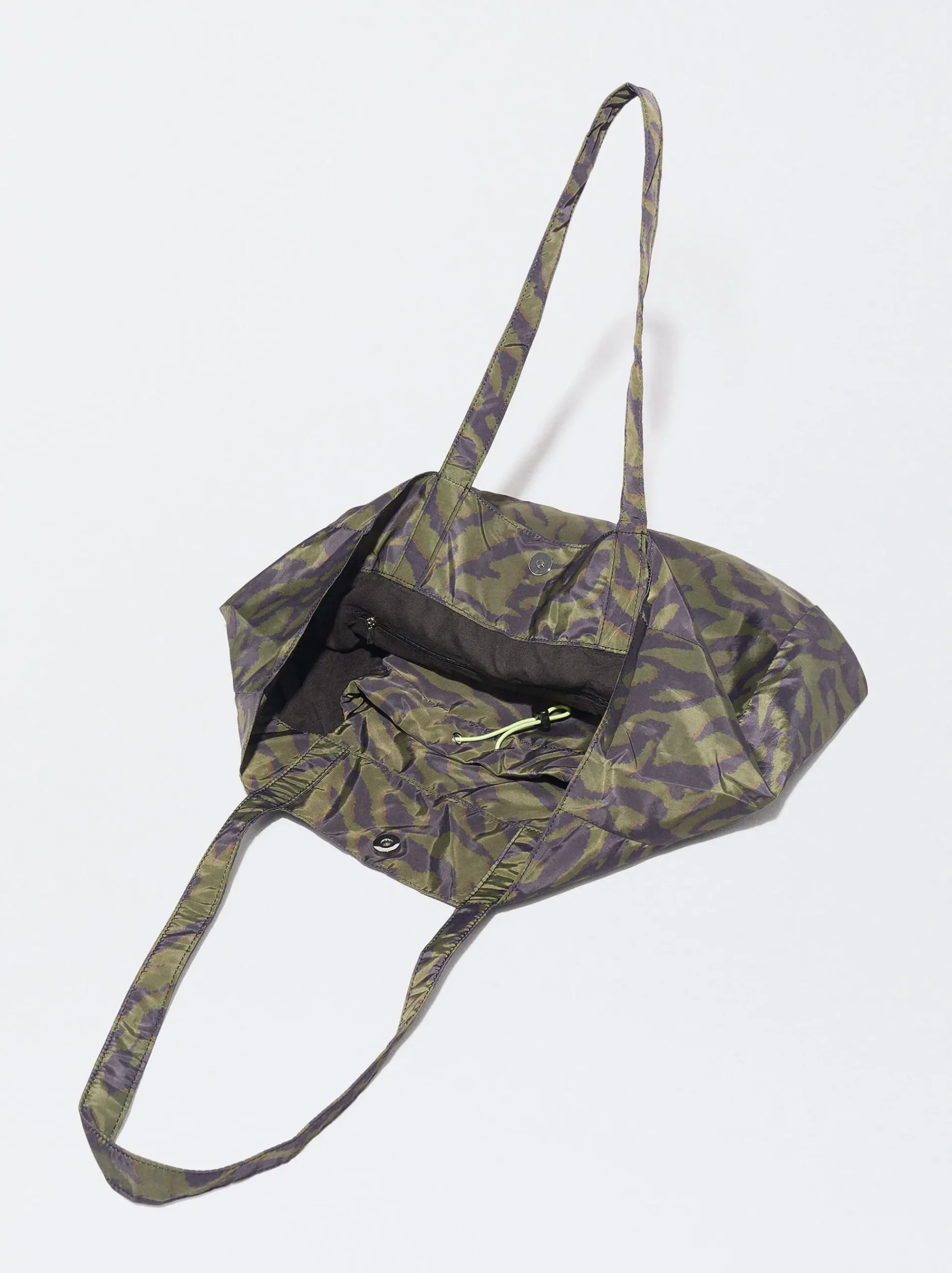 PARFOIS Geldbörsen>Geflochte Mehrzwecktasche Aus Nylon Mit Print Mehrfarbig
