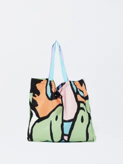 PARFOIS Geldbörsen>Geflochte Mehrzwecktasche Aus Nylon Mit Print Mehrfarbig