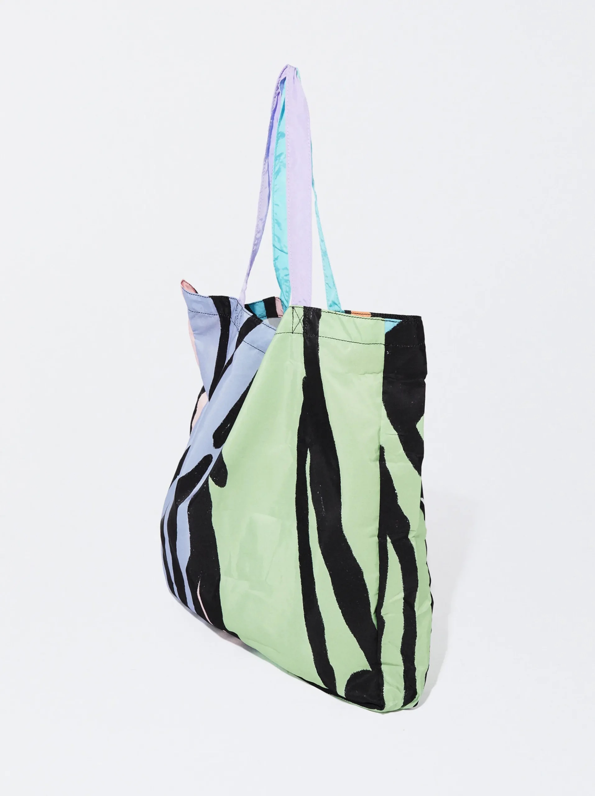 PARFOIS Geldbörsen>Geflochte Mehrzwecktasche Aus Nylon Mit Print Mehrfarbig