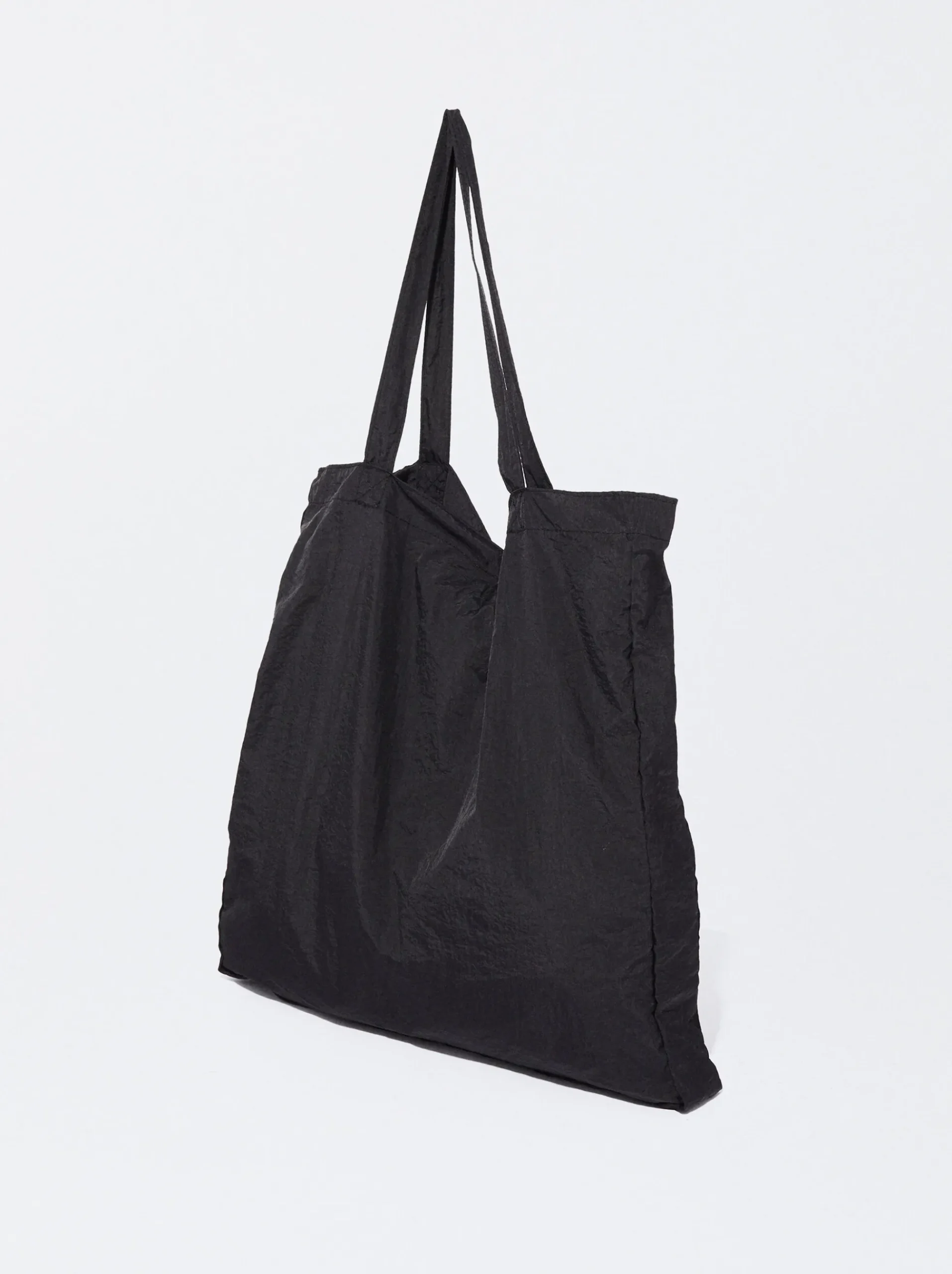 PARFOIS Geldbörsen>Geflochte Mehrzwecktasche Aus Nylon Mit Print Schwarz
