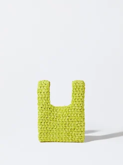 PARFOIS Lange Ohrringe|Mittlere Ohrringe>Geflochtene Handtasche Gelb