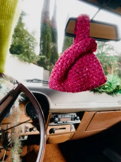 PARFOIS Schals|Schals>Geflochtene Handtasche Rosa