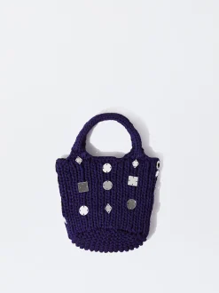 PARFOIS Basics|Shoppers>Geh&auml;kelte Beuteltasche Violett