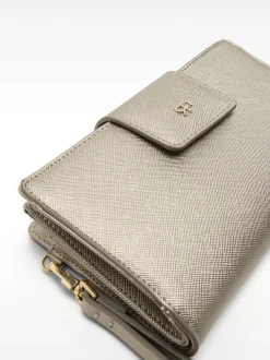 PARFOIS Basics|Kartenetuis>Geldbeutel Mit Handschlaufe Silber