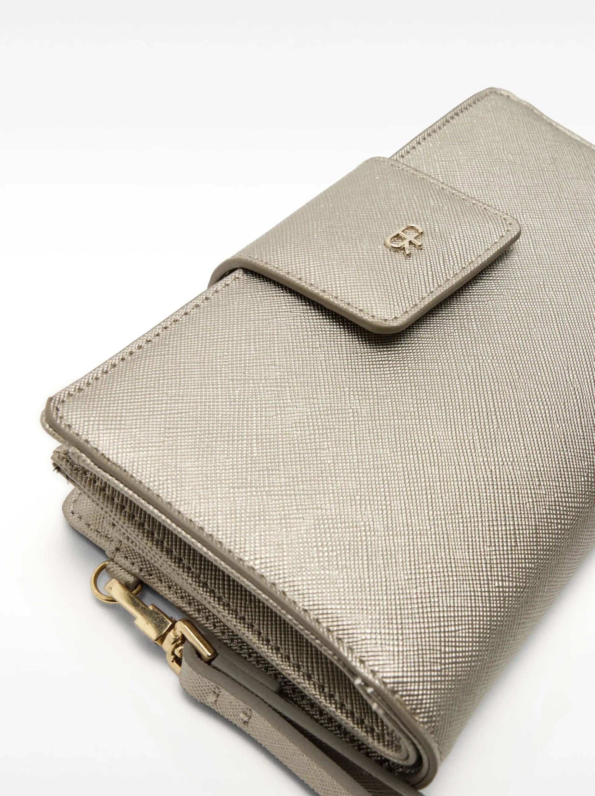 PARFOIS Basics|Kartenetuis>Geldbeutel Mit Handschlaufe Silber