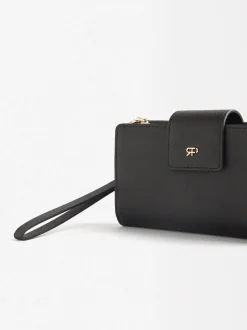 PARFOIS Mehrzwecktaschen|Etuis und Kulturbeutel>Geldbeutel Mit Handschlaufe Schwarz