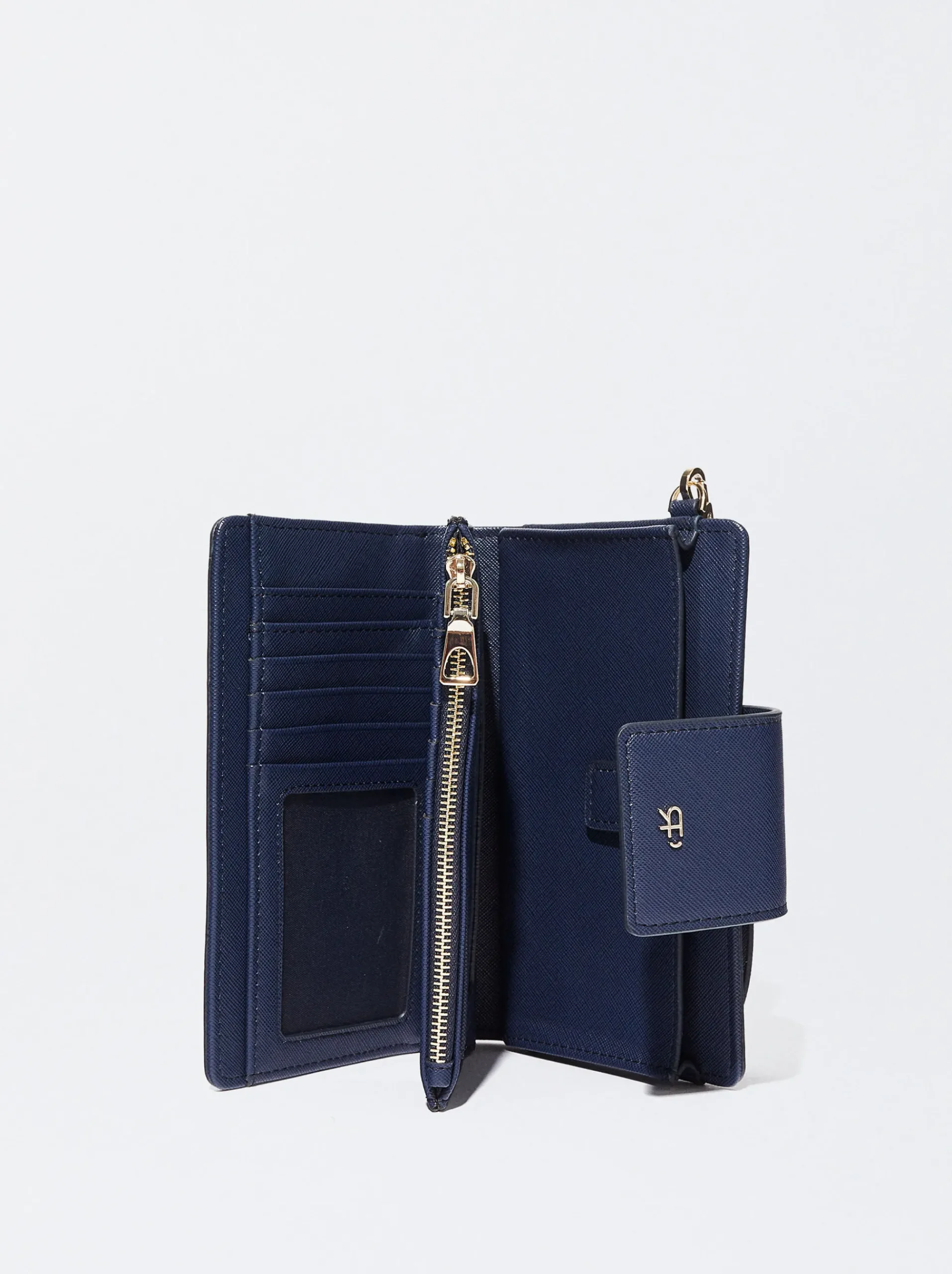 PARFOIS Basics|Geldbörsen>Geldbeutel Mit Handyfach Marineblau