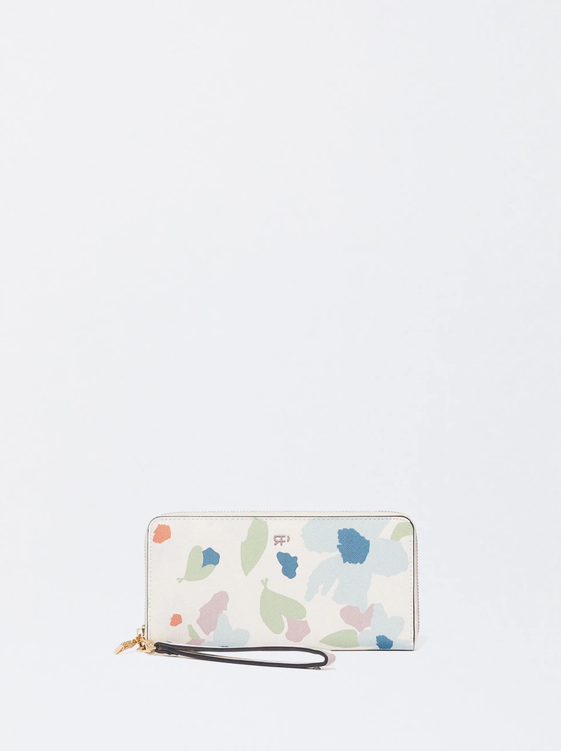 PARFOIS Basics|Kartenetuis>Geldbeutel Mit Reißverschluss Und Blumenprint