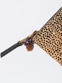 PARFOIS Raffinierter Modeschmuck|Kurze Ohrringe>Geldb&ouml;rse Mit Pelzeffekt Mehrfarbig
