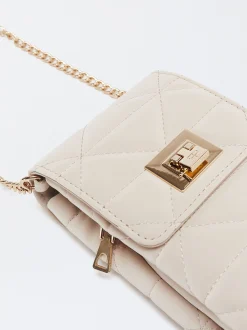 PARFOIS Kunststoff Sonnenbrille|Ovalem Sonnenbrille>Gepolsterte Handytasche Beige