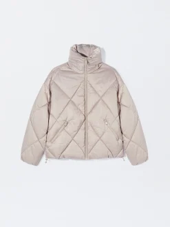 PARFOIS Umhängetaschen|Handtaschen>Gepolsterte Jacke Mit Rollkragen Silber