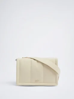 PARFOIS Ponchos und Kimonos>Gepolsterte Schultertasche Ekrü