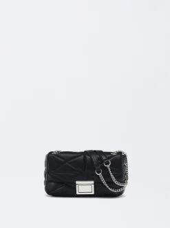 PARFOIS Umhängetaschen|Handtaschen>Gepolsterte Schultertasche Schwarz