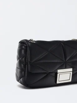 PARFOIS Umhängetaschen|Handtaschen>Gepolsterte Schultertasche Schwarz