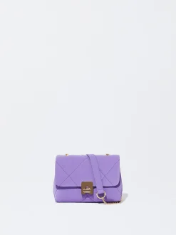 PARFOIS Umhängetaschen>Gepolsterte Umhängetasche Mit Kettengriff Violett