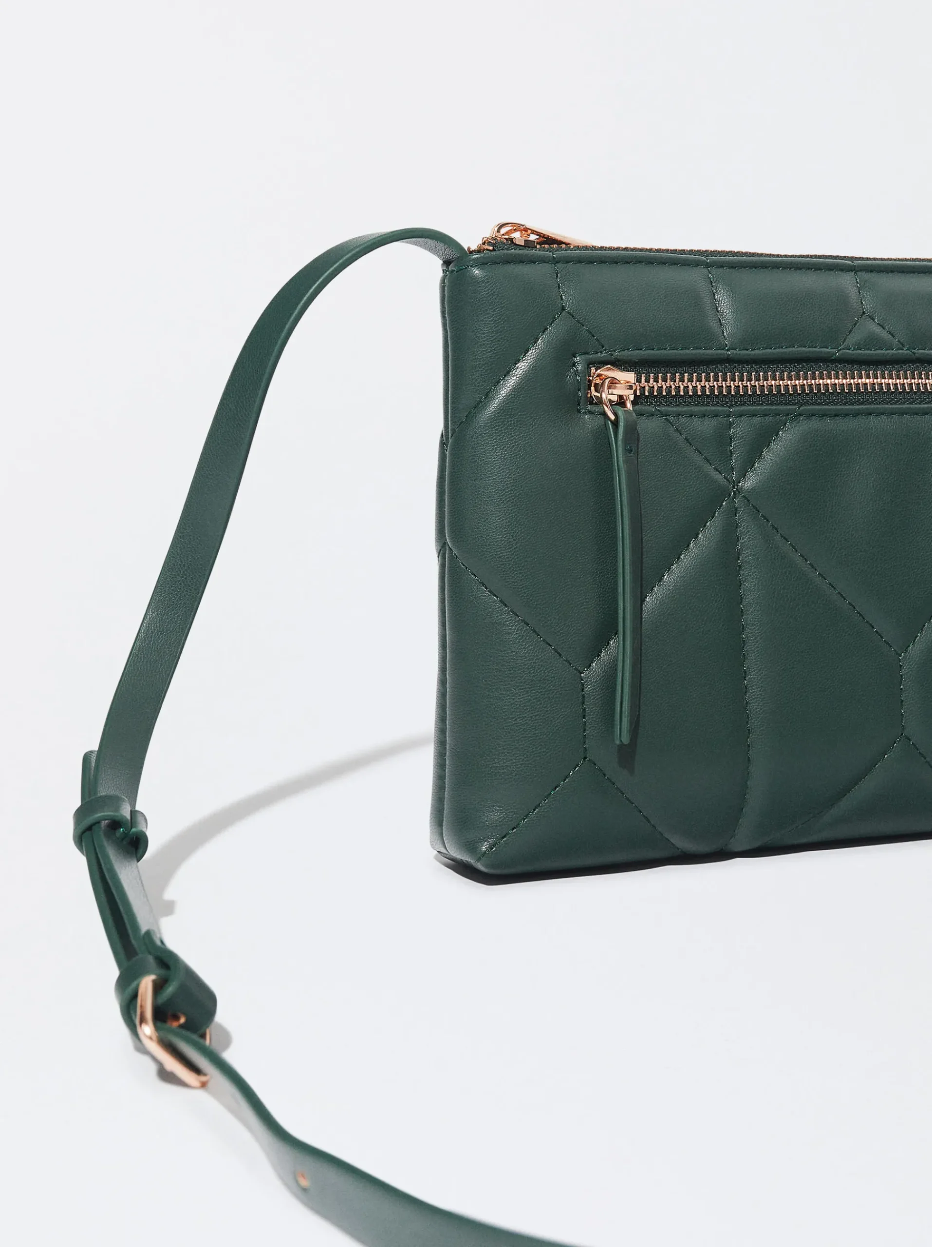 PARFOIS Shoppers|Grosse Taschen>Gepolsterte Umhängetasche Grün