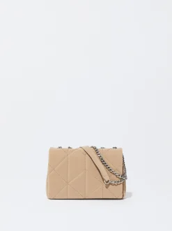 PARFOIS Schultertaschen>Gepolsterte Umhängetasche Mit Kettengriff Braun
