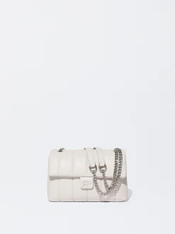 PARFOIS Schultertaschen>Gepolsterte Umhängetasche Ekrü