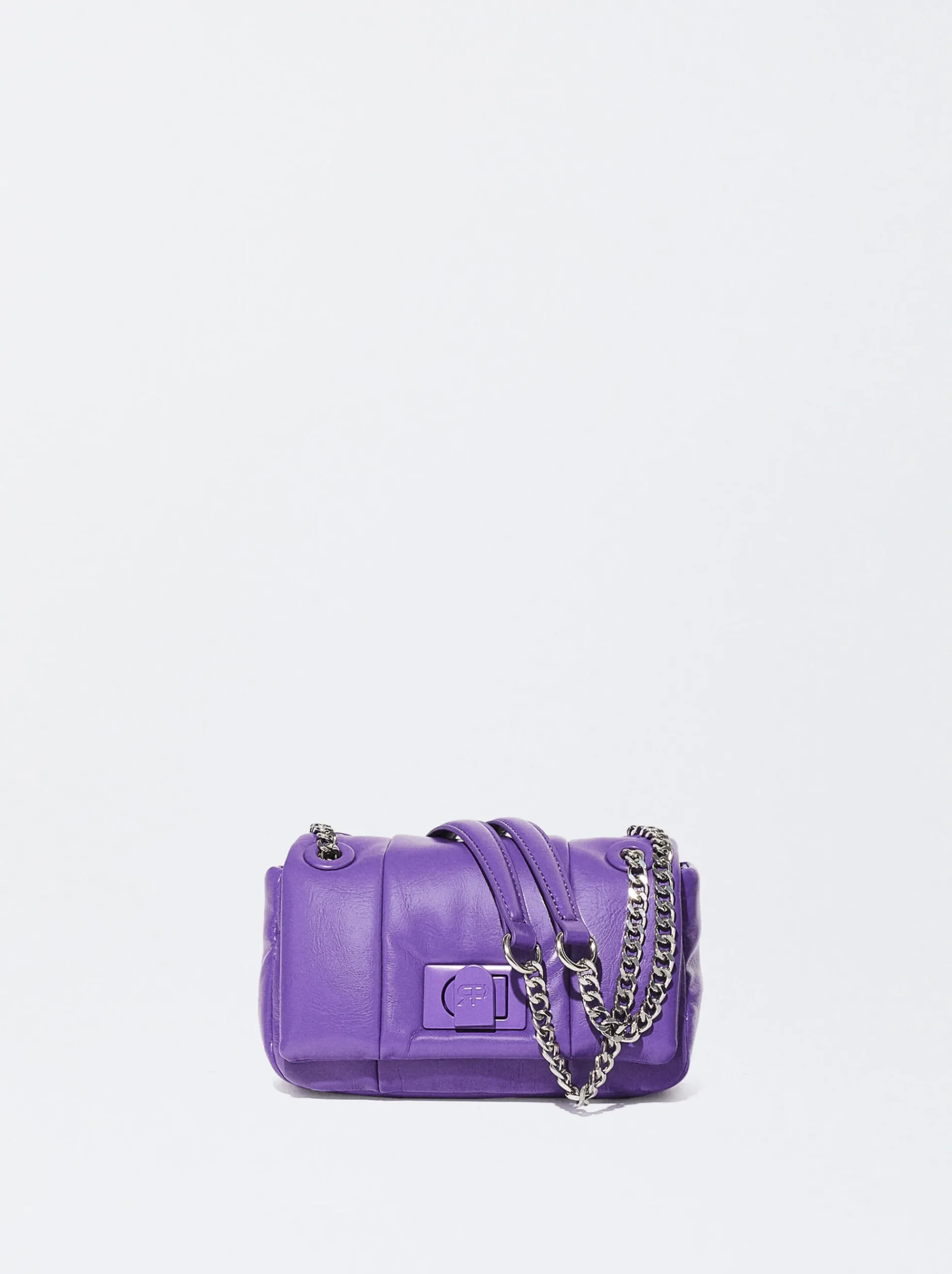 PARFOIS Sweatshirts>Gepolsterte Umhängetasche Mit Kettengriff Violett