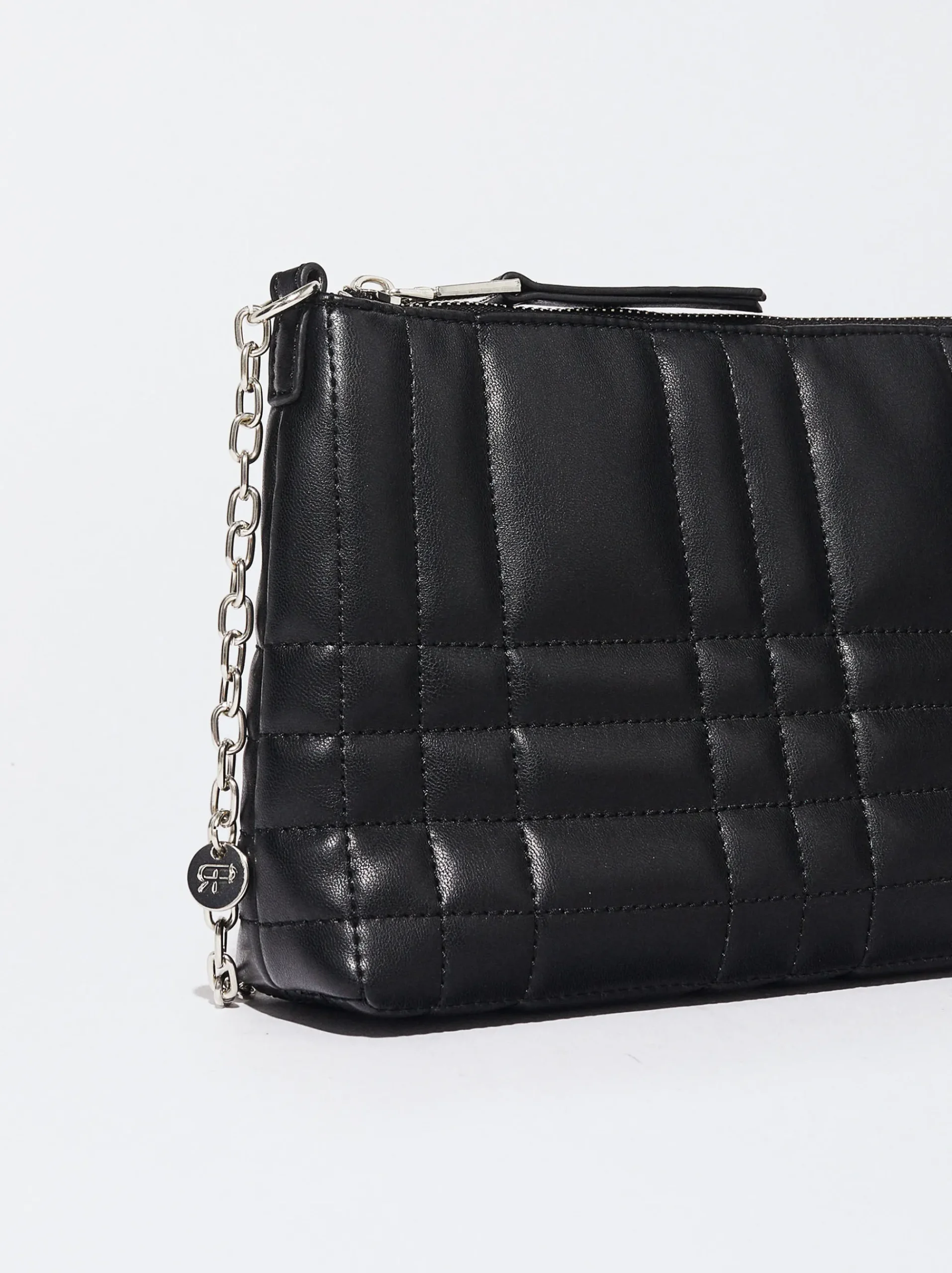 PARFOIS Shoppers|Grosse Taschen>Gepolsterte Umhängetasche Schwarz