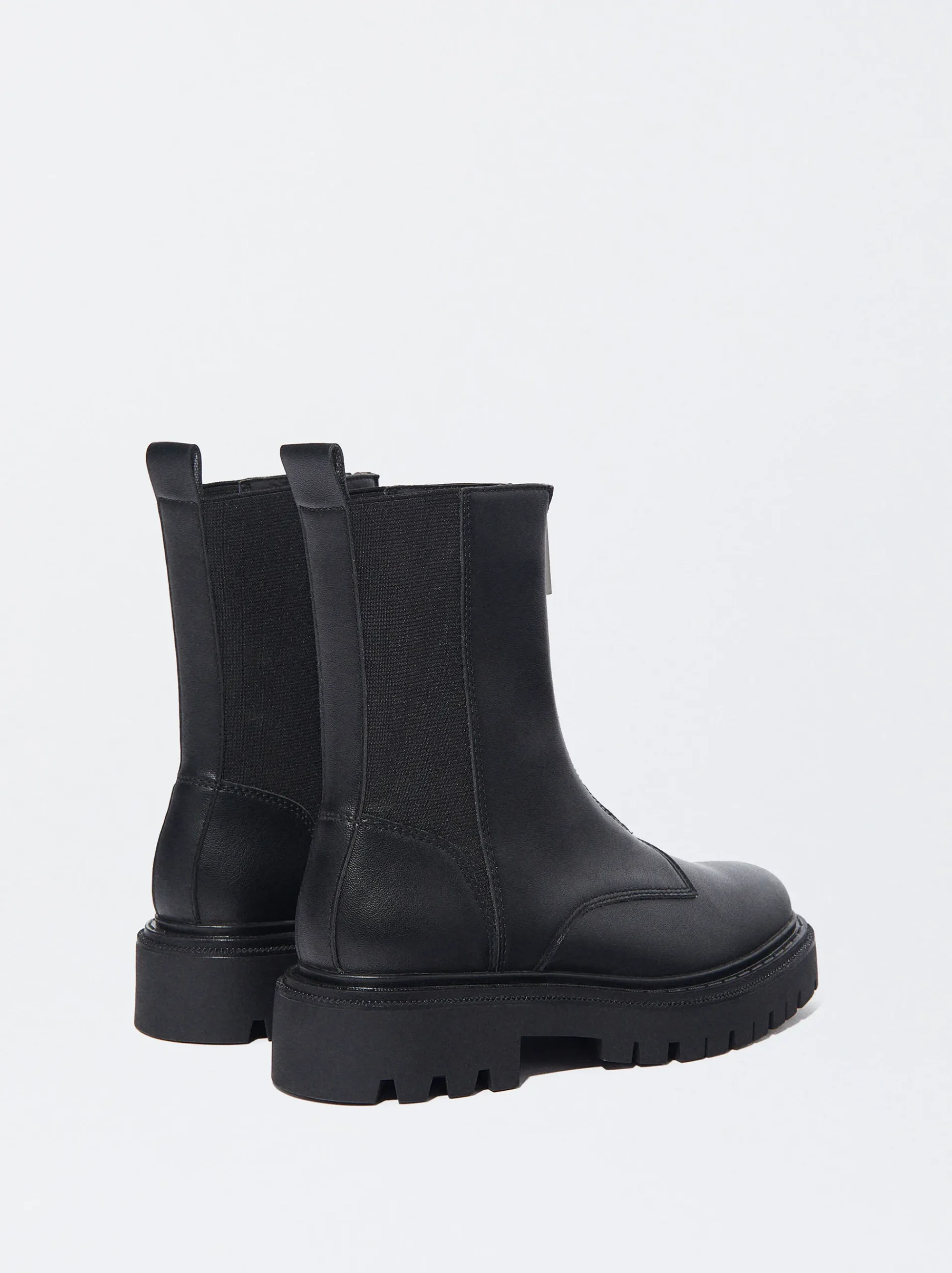 PARFOIS Lange Ohrringe|Trend Collection>Gestärkte Stiefel Mit Laufsohlen Schwarz