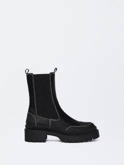PARFOIS Lange Ohrringe>Gestärkte Stiefel Mit Laufsohlen Schwarz
