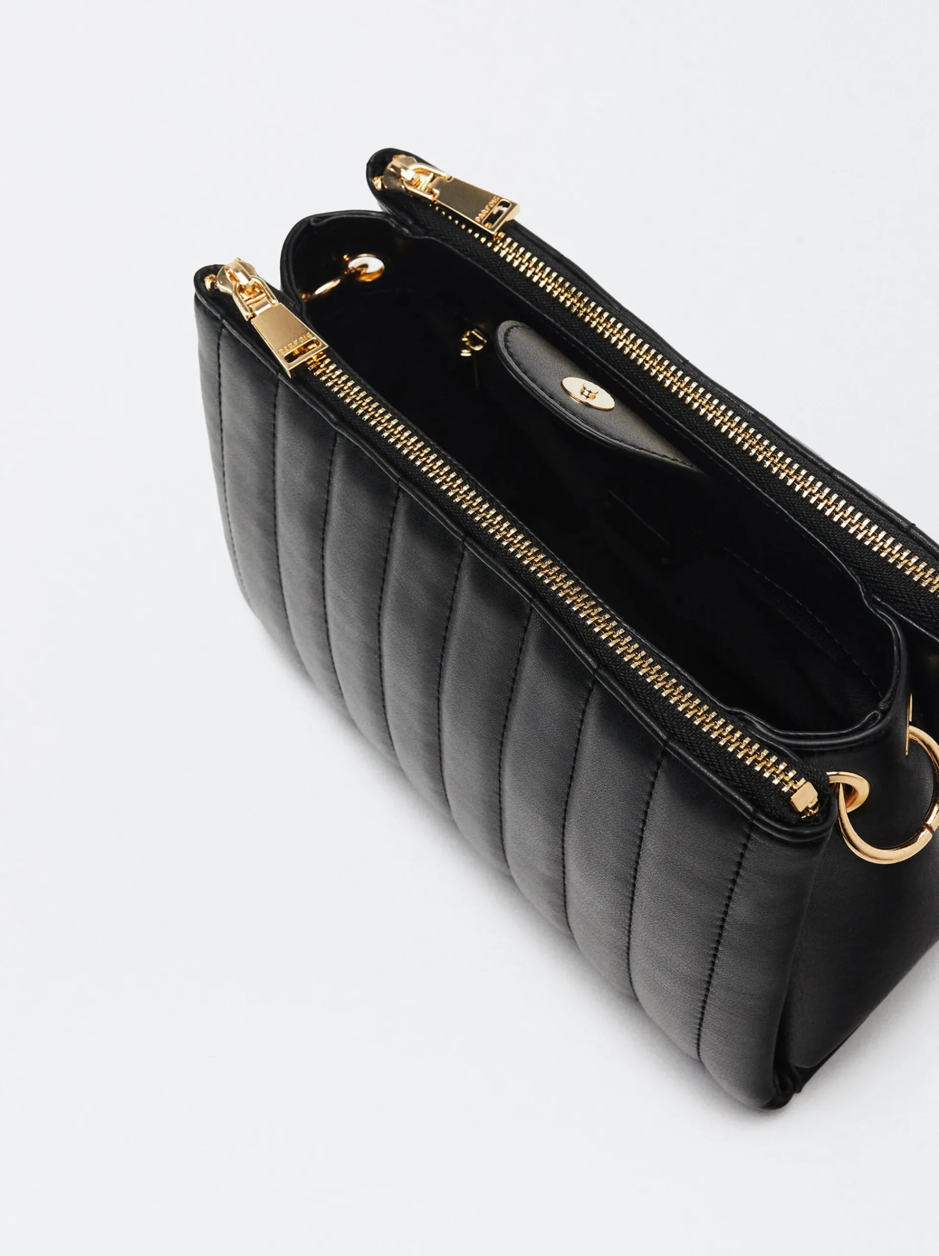 PARFOIS Handtaschen>Gesteppte Cross-Body-Bag Schwarz