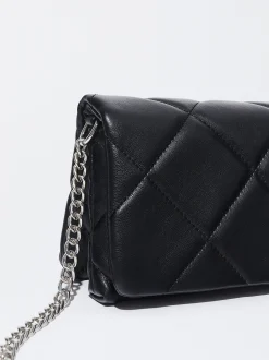 PARFOIS Handtaschen>Gesteppte Cross-Body-Bag Schwarz