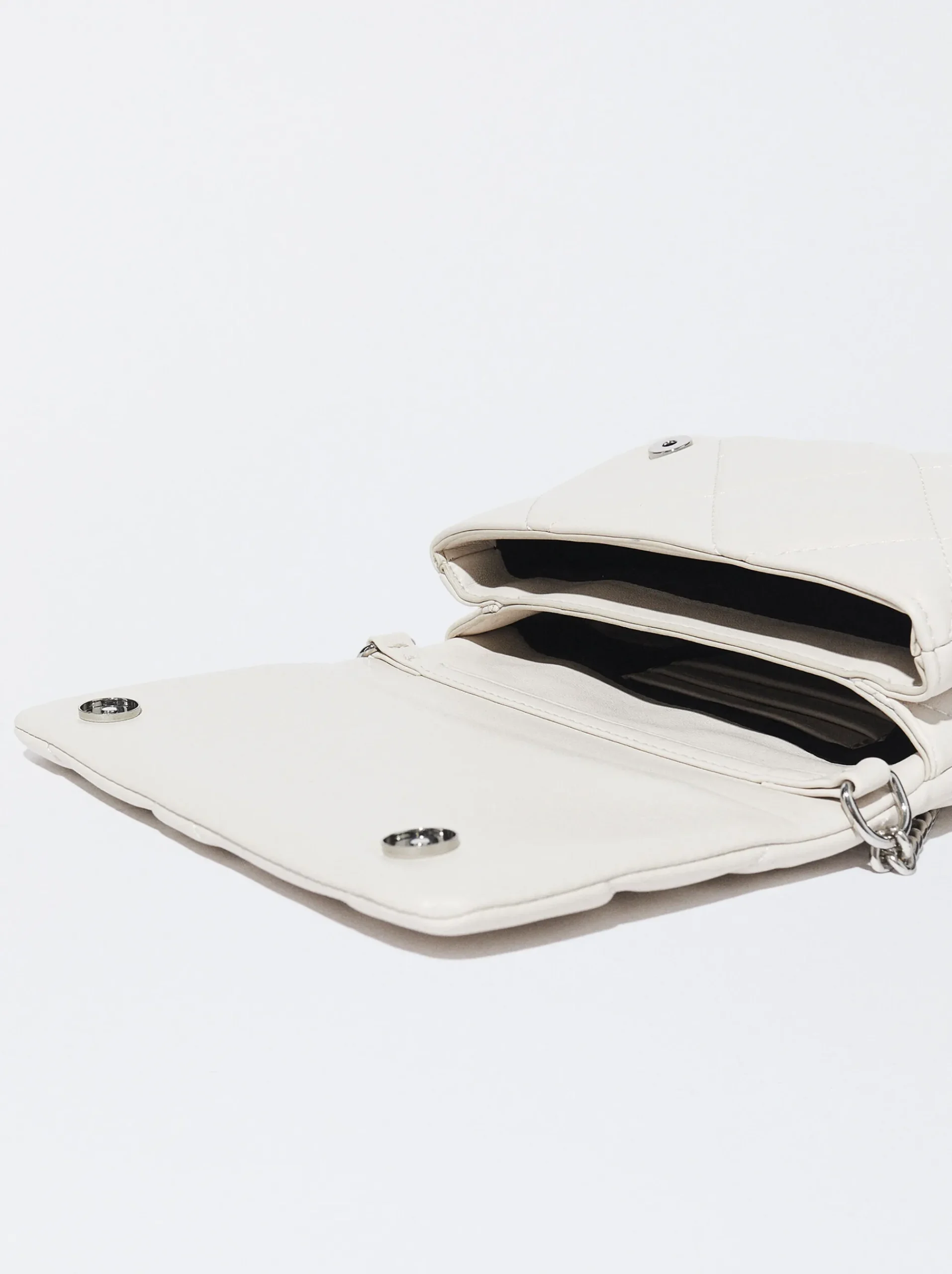 PARFOIS Reisetaschen>Gesteppte Cross-Body-Bag Ekrü