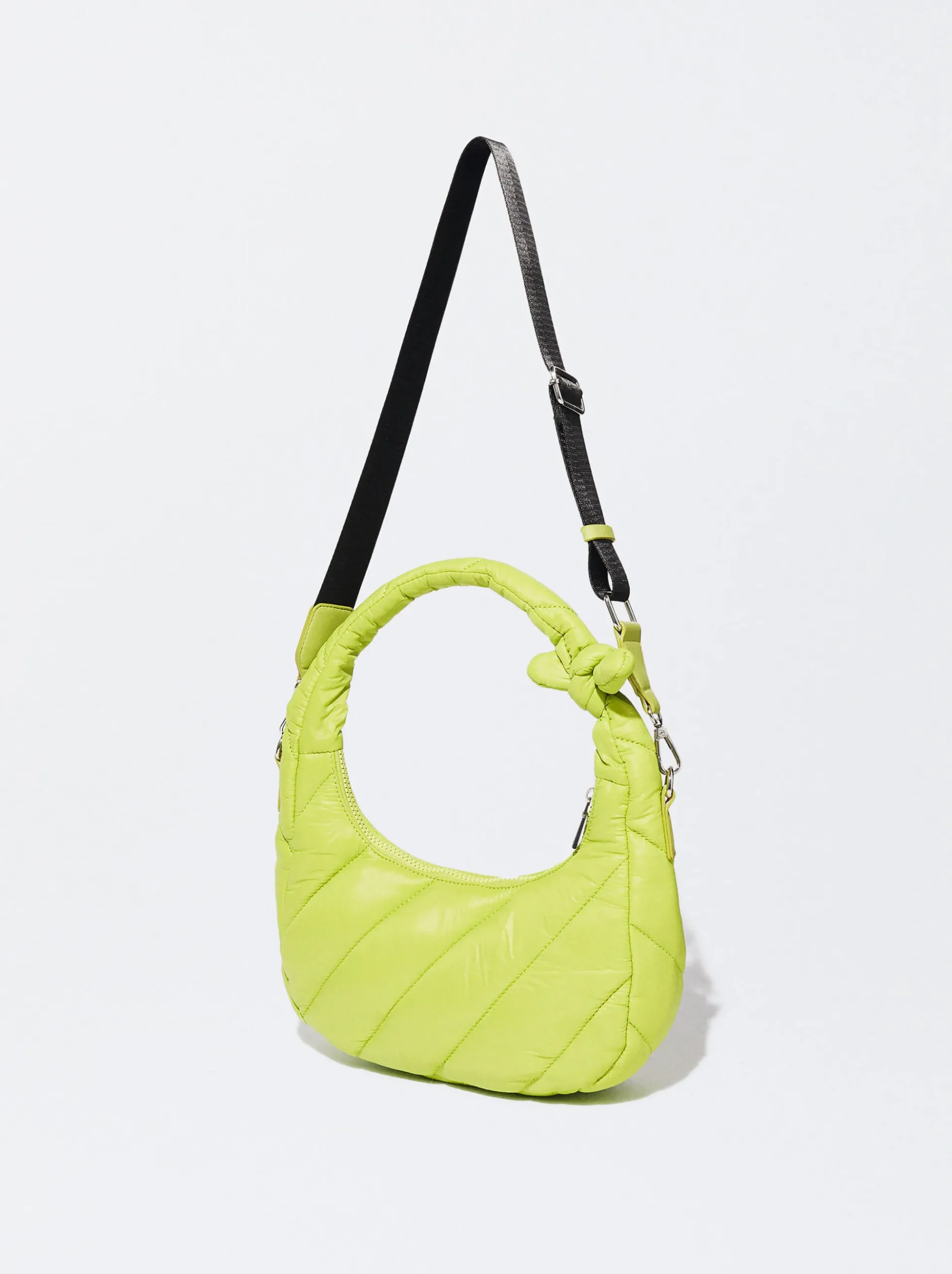 PARFOIS Schultertaschen|Taschen aus Leder NEW>Gesteppte Nylon-Schultertasche Gelb
