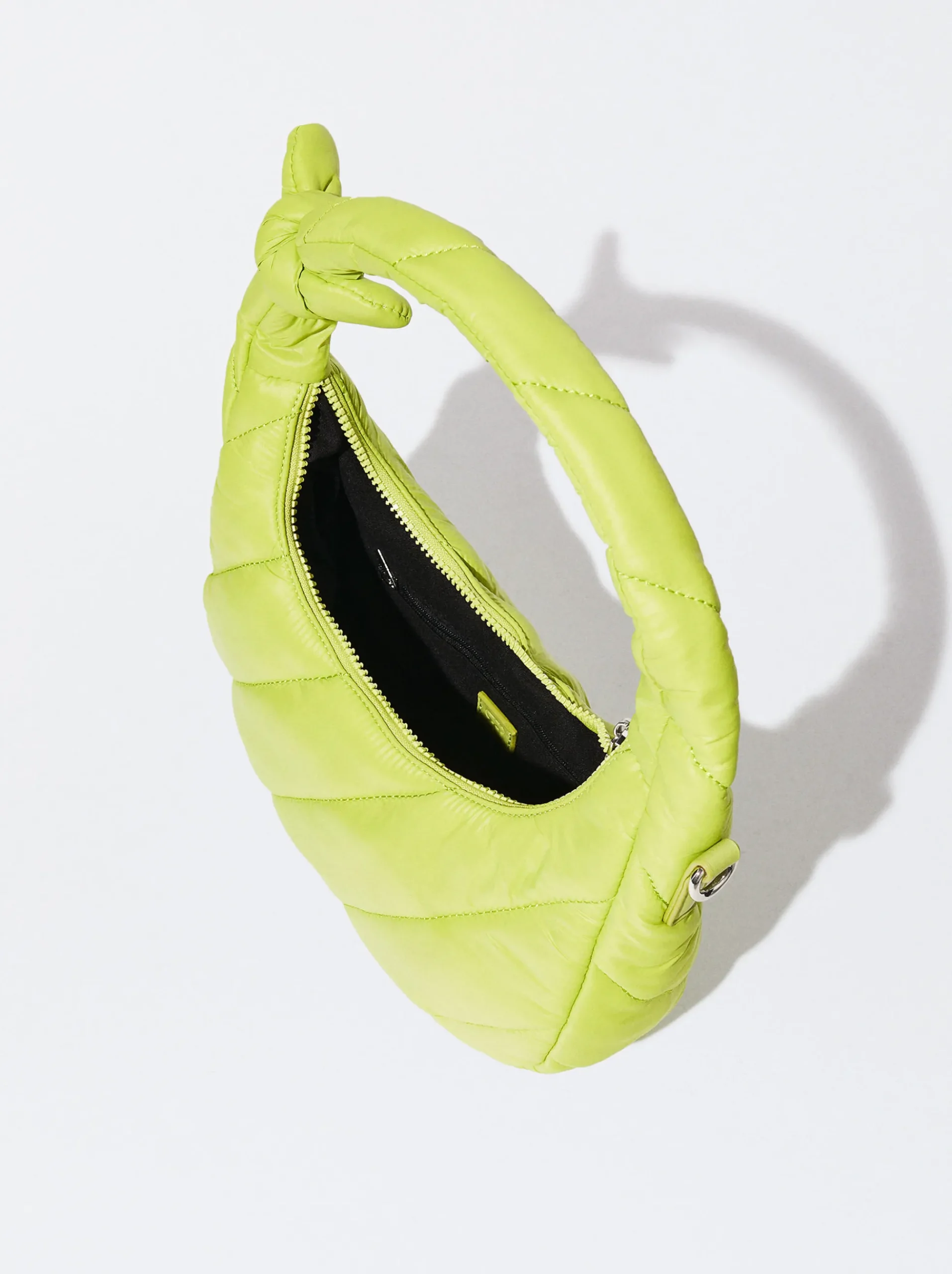 PARFOIS Schultertaschen|Taschen aus Leder NEW>Gesteppte Nylon-Schultertasche Gelb