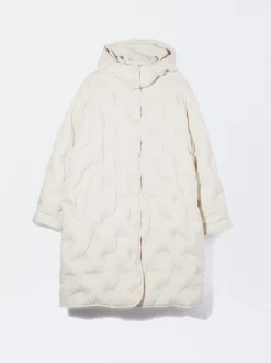 PARFOIS Umhängetaschen>Gesteppter Mantel Mit Kapuzen Beige