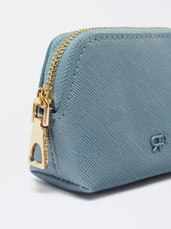 PARFOIS Raffinierter Modeschmuck|Kurze Ohrringe>Glatter M&uuml;nzbeutel Blau