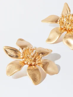 PARFOIS Armbänder>Goldblumen-Ohrringe Golden