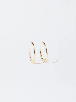 PARFOIS Lange Ohrringe|Mittlere Ohrringe>e Creolen Golden
