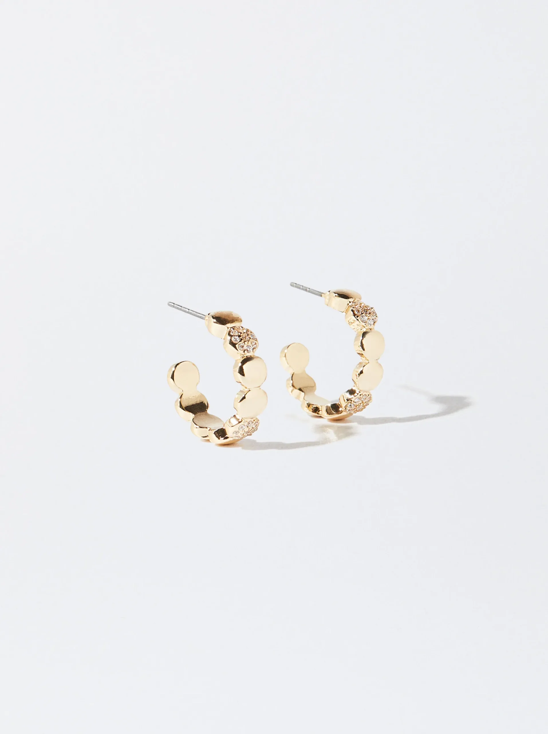 PARFOIS Lange Ohrringe|Basics>e Creolen Golden