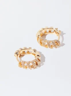 PARFOIS Raffinierter Modeschmuck|Ringe>e Creolen Golden