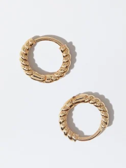 PARFOIS Raffinierter Modeschmuck|Ringe>e Creolen Golden