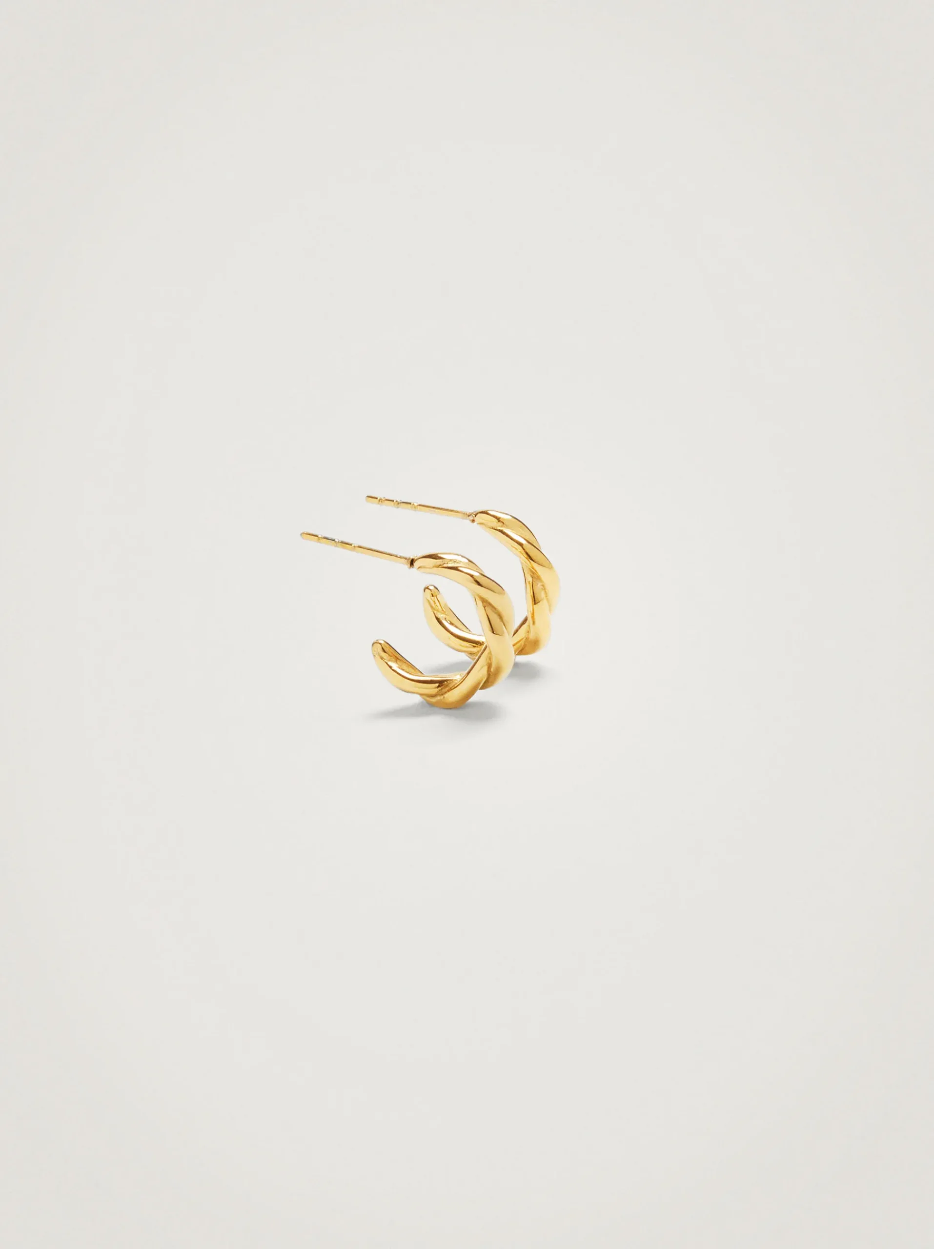 PARFOIS Ohrringe|Mittlere Ohrringe>e Creolen Aus Edelstahl Golden