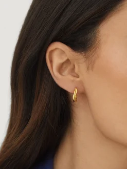 PARFOIS Ohrringe|Mittlere Ohrringe>e Creolen Aus Edelstahl Golden