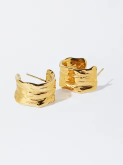 PARFOIS Halsketten|Kurze Halsketten>e Creolen Aus Edelstahl Golden