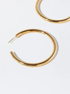 PARFOIS Halsketten|Kurze Halsketten>e Creolen Aus Edelstahl Golden