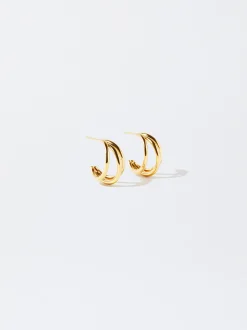 PARFOIS Halsketten|Kurze Halsketten>e Creolen Aus Edelstahl Golden
