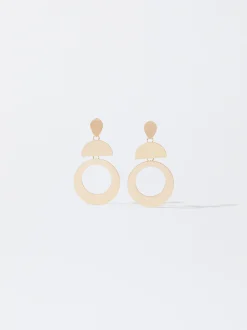 PARFOIS Lange Ohrringe|Hoop-Ohrringe>e Geometrische Ohrringe Golden