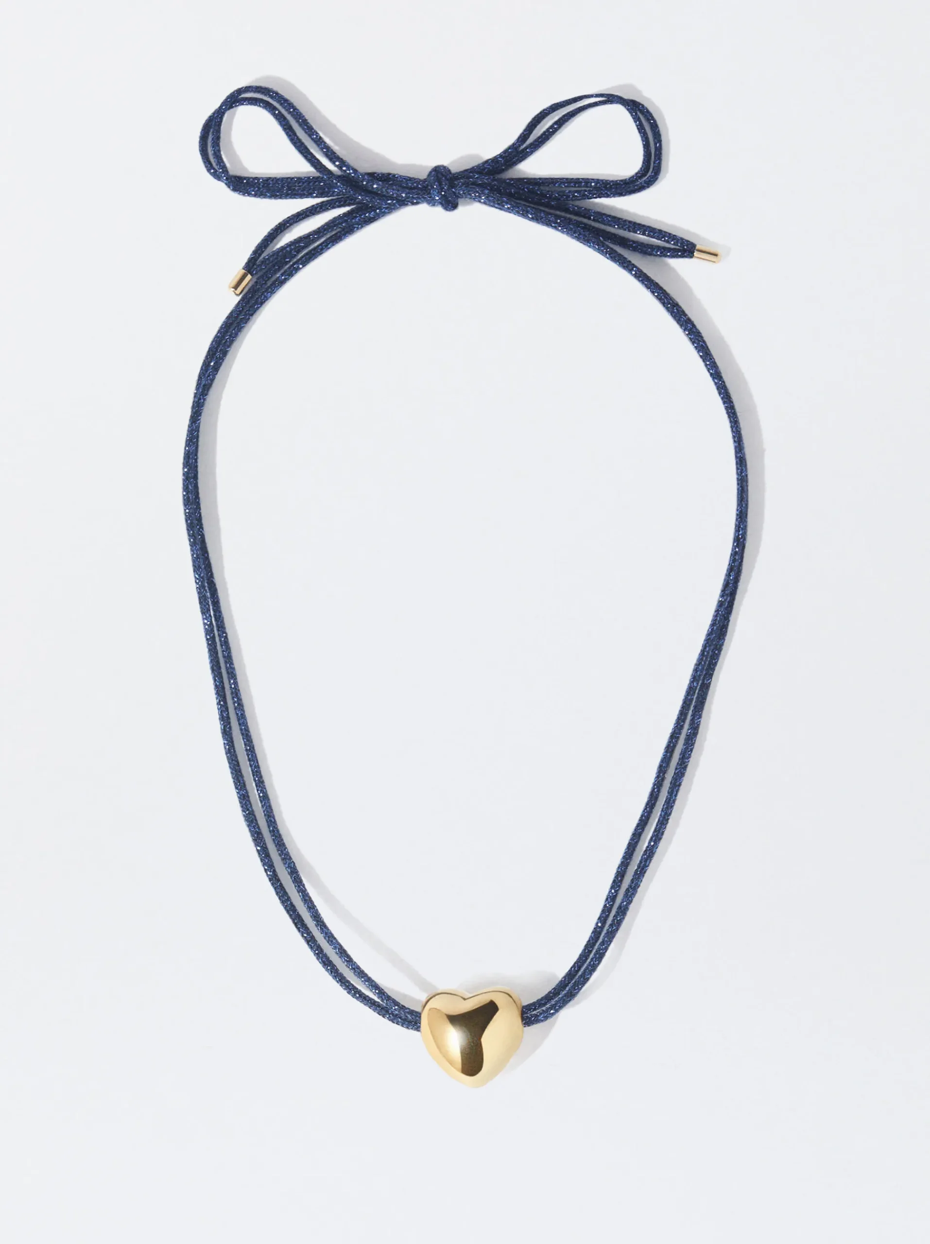 PARFOIS Set Ohrringen|Sets>Goldene Herz-Halskette Blau