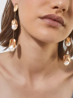 PARFOIS Lange Ohrringe|Trend Collection>Goldene Ohrringe Weib