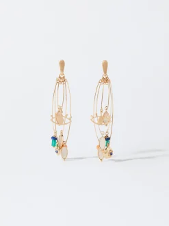 PARFOIS Ringe>Goldene Ohrringe Mehrfarbig