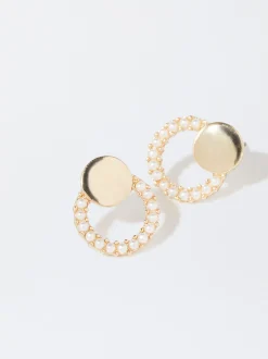 PARFOIS Raffinierter Modeschmuck|Kurze Ohrringe>e Ohrringe Golden
